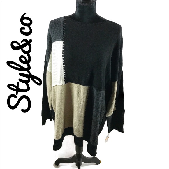Style & Co. Tops - Plus size color block tunic top